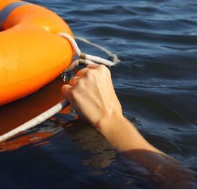 Rettungsring Beratung bei Familientaucher